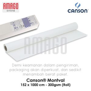 Kertas CANSON Montval - Cold Pressed Paper 300g (Roll) - ukuran 152 x 1000 cm - 200802101