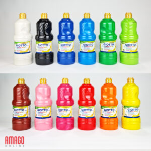 GIOTTO School Paint 1000 ml Cat Air Cat Poster Lukis Sekolah 1 liter pilih warna
