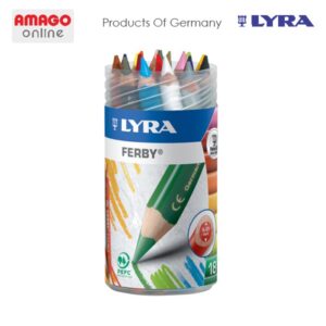 LYRA Ferby Lacquered - Color Pencil - Pensil Warna - Tube 18 Colors - 3623180