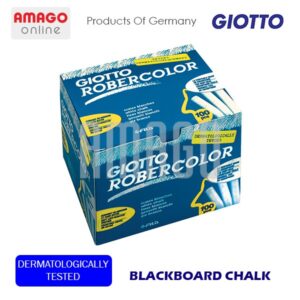 Kapur Tulis GIOTTO Blackboard Chalk White 100 pcs - Putih - 538800