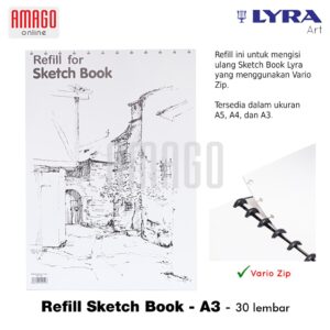 LYRA Refill Sketch Book Sketchbook A3 W/ 30 pages - 9211290