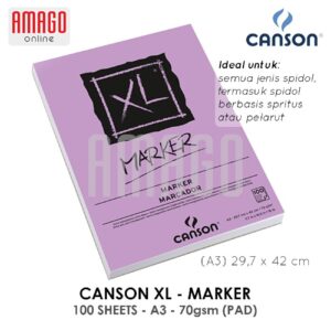 CANSON XL Marker - 100 sheets - A3 - 70g (Pad) - 200297237