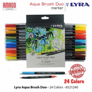 LYRA Aqua Brush Duo - Spidol warna Marker warna - Set 24 Colors - 6521240