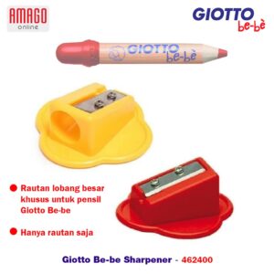 GIOTTO Bebe Super Large Pencil Sharpener Rautan Pensil khusus pensil Giotto Bebe  - 462400
