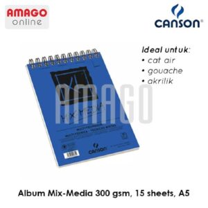 CANSON XL - Mix Media - 15 sheets - A5 - 300g (Album) - 200001872
