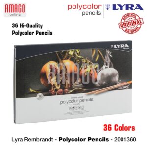 LYRA Rembrandt Polycolor Pencils - Pensil Warna - 36 pcs - Assorted Colors - 2001360