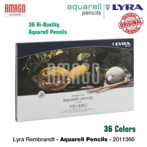 LYRA - Rembrandt Aquarell Tin Box - 36 pcs - Assorted Colors - 2011360