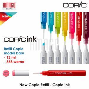 COPIC Ink Refill CIK - Isi Ulang Copic Model Baru - 12 ml - Harga Satuan - Warna Tulis di Catatan