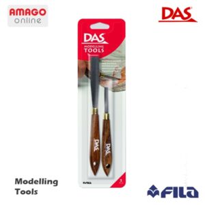 DAS Metal Spatula - Alat Ukir Clay Alat Potong Alat Bentuk Clay - Modelling Tools - 2 pcs - 346000