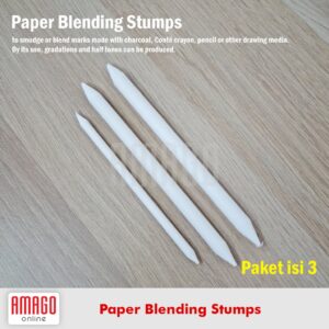 Paper Blending Stumps Penghalus Pencampur Pensil Charcoal isi 3
