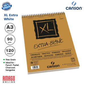 CANSON XL Extra White - 120 sheets - A3 - 90G (Album)  200787501